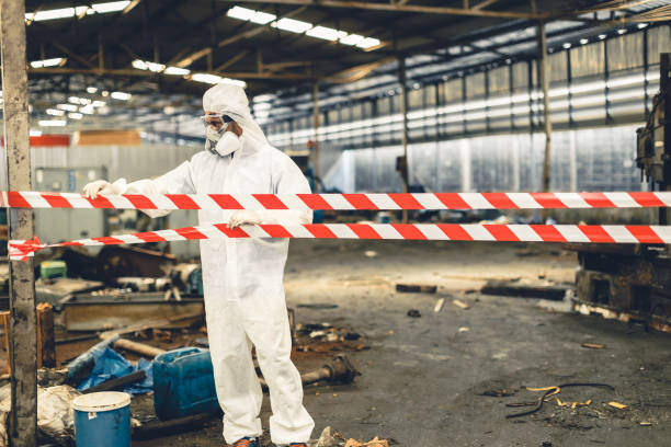 Professional Crime Scene Cleanup technician working in Cable, OH
